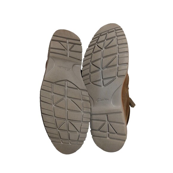 Clarks Men’s Vargo Mid Ultimate Comfort Collection Boots Brown Leather Size 13 M - Picture 3 of 4